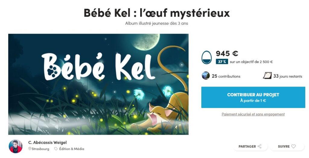 Ulule Bébé Kel et l'œuf mystérieux